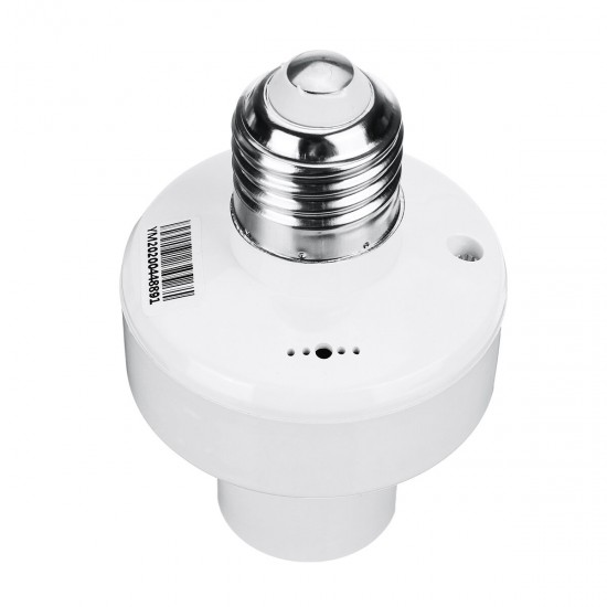 AC110V/220V Wireless Remote Control E27 Lamp Holder Timing Function Bulb Adapter Light Socket