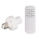 AC110V/220V Wireless Remote Control E27 Lamp Holder Timing Function Bulb Adapter Light Socket