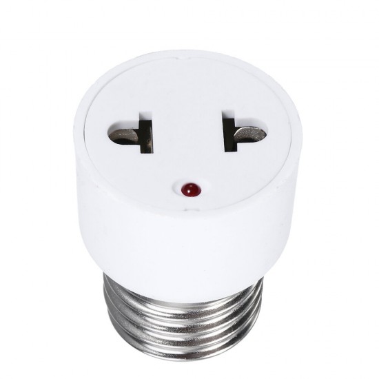 AC220V E27 Base Lamp Holder Bulb Adapter to US Plug 2 Hole Flat Socket AC220V E27 Base Lamp Holder Bulb Adapter to US Plug 2 Hole Flat Socket