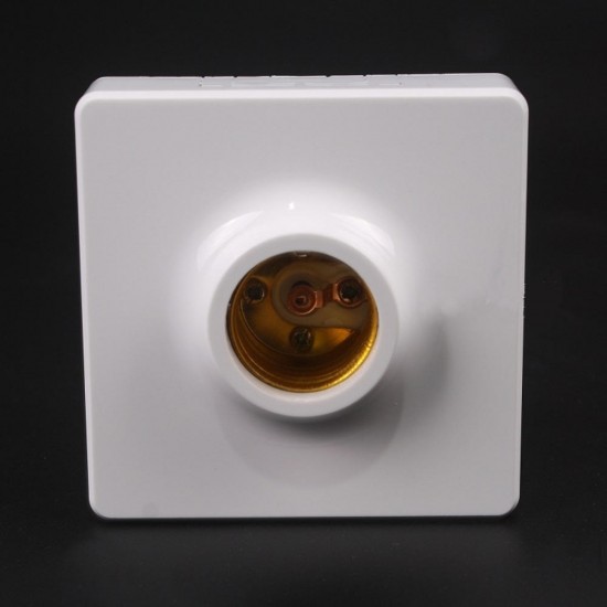 AC250V 10A Surface Mounted Square E27 Light Socket Bulb Adapter Lamp Holder for LED Lighting AC250V 10A Surface Mounted Square E27 Light Socket Bulb Adapter Lamp Holder for LED Lighting