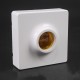 AC250V 10A Surface Mounted Square E27 Light Socket Bulb Adapter Lamp Holder for LED Lighting