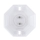 AC250V 6A E27 Engineering Plastic Octagonal Flat-mounted Screw Base Lampholder Bulb Adapter AC250V 6A E27 Engineering Plastic Octagonal Flat-mounted Screw Base Lampholder Bulb Adapter
