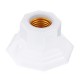 AC250V 6A E27 Engineering Plastic Octagonal Flat-mounted Screw Base Lampholder Bulb Adapter AC250V 6A E27 Engineering Plastic Octagonal Flat-mounted Screw Base Lampholder Bulb Adapter