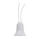 AC250V 6A E27 Lamp Bases Ceramics Waterproof Bulb Adapter Lamp Holder Light Socket Screw Mouth E27 With Line AC250V 6A E27 Lamp Bases Ceramics Waterproof Bulb Adapter Lamp Holder Light Socket Screw Mouth E27 With Line