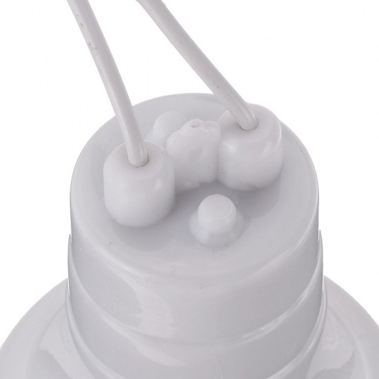 AC250V 6A E27 Lamp Bases Ceramics Waterproof Bulb Adapter Lamp Holder Light Socket Screw Mouth E27 With Line AC250V 6A E27 Lamp Bases Ceramics Waterproof Bulb Adapter Lamp Holder Light Socket Screw Mouth E27 With Line