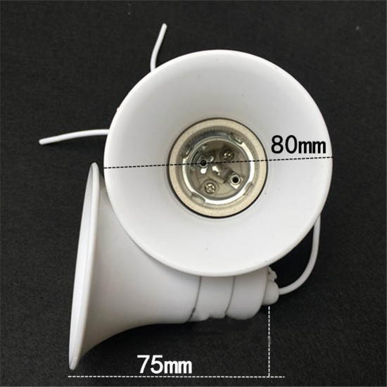 AC250V 6A E27 Lamp Bases Ceramics Waterproof Bulb Adapter Lamp Holder Light Socket Screw Mouth E27 With Line AC250V 6A E27 Lamp Bases Ceramics Waterproof Bulb Adapter Lamp Holder Light Socket Screw Mouth E27 With Line