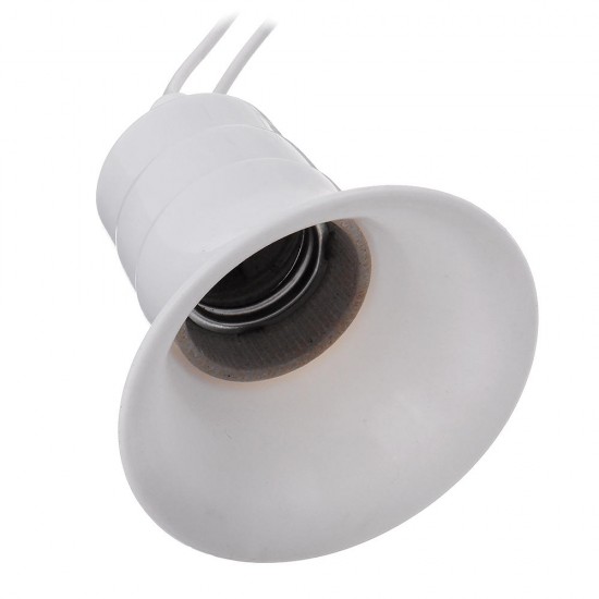 AC250V 6A E27 Lamp Bases Ceramics Waterproof Bulb Adapter Lamp Holder Light Socket Screw Mouth E27 With Line AC250V 6A E27 Lamp Bases Ceramics Waterproof Bulb Adapter Lamp Holder Light Socket Screw Mouth E27 With Line
