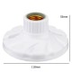 AC250V 6A White Plastic CK-022 E27 Screw Flat Lamp Holder Bulb Adapter Light Socket for Ceiling Lighting AC250V 6A White Plastic CK-022 E27 Screw Flat Lamp Holder Bulb Adapter Light Socket for Ceiling Lighting