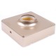 AC250V Gold Color Surface Mounted Square E27 Light Socket Bulb Adapter Lamp Holder for LED Lighting AC250V Gold Color Surface Mounted Square E27 Light Socket Bulb Adapter Lamp Holder for LED Lighting