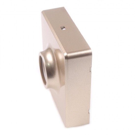 AC250V Gold Color Surface Mounted Square E27 Light Socket Bulb Adapter Lamp Holder for LED Lighting