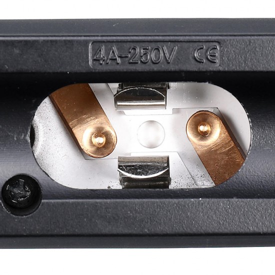 AC85-250V 4A S14D Black Lamp Holder Mirror Wall Light Socket Base Bulb Adapter