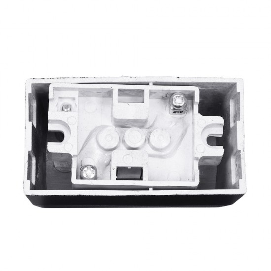 AC85-250V 4A S14D Black Lamp Holder Mirror Wall Light Socket Base Bulb Adapter AC85-250V 4A S14D Black Lamp Holder Mirror Wall Light Socket Base Bulb Adapter