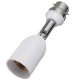 B22 to E27 2A Rotatable Flexible Extend Universal Convert Bulb Adapter Lamp Holder AC250V