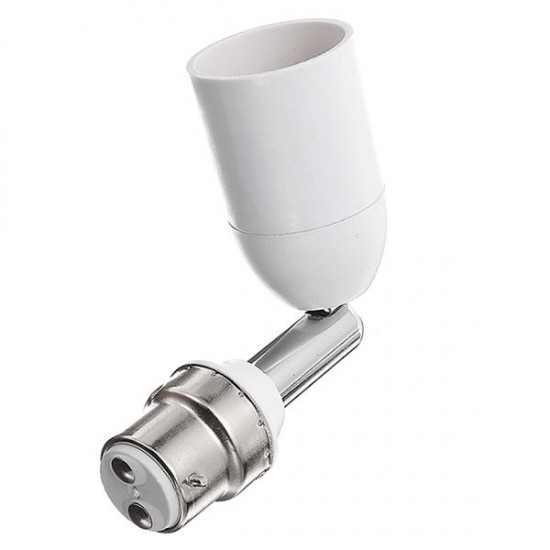 B22 to E27 2A Rotatable Flexible Extend Universal Convert Bulb Adapter Lamp Holder AC250V B22 to E27 2A Rotatable Flexible Extend Universal Convert Bulb Adapter Lamp Holder AC250V