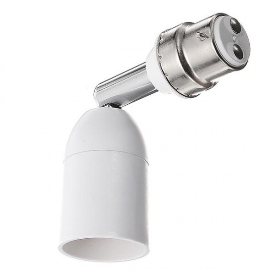 B22 to E27 2A Rotatable Flexible Extend Universal Convert Bulb Adapter Lamp Holder AC250V B22 to E27 2A Rotatable Flexible Extend Universal Convert Bulb Adapter Lamp Holder AC250V