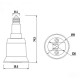 E11 Male to E26/E27 Female Lampholder Bulb Adapter Converter Light Socket for Halogen CFL Lamp E11 Male to E26/E27 Female Lampholder Bulb Adapter Converter Light Socket for Halogen CFL Lamp