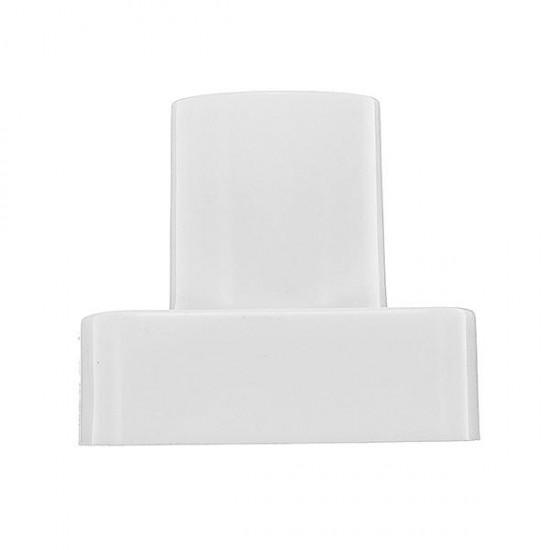 E14 Socket White Rectangle Lamp Holder For LED Light Bulb AC250V