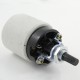 E26 660W Porcelain Ceramic Rotary Light Socket Bulb Adapter with Knob Switch AC250V