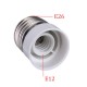 E26 to E12 Base LED Light Lamp Bulb Screw Adapter Converter Socket E26 to E12 Base LED Light Lamp Bulb Screw Adapter Converter Socket