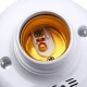 E27 10A Auto Sound Control Delay Light Sensor Switch Lamp Socket Bulb Holder