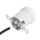 E27 300W Ceramic Light Bulb Lamp Holder High Temperature Resistance Screw Head with Switch