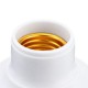 E27 6A 70mm Diameter Round Plastic Base Screw Light Bulb Adapter Lamp Socket Holder White AC250V E27 6A 70mm Diameter Round Plastic Base Screw Light Bulb Adapter Lamp Socket Holder White AC250V