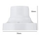 E27 6A 70mm Diameter Round Plastic Base Screw Light Bulb Adapter Lamp Socket Holder White AC250V E27 6A 70mm Diameter Round Plastic Base Screw Light Bulb Adapter Lamp Socket Holder White AC250V