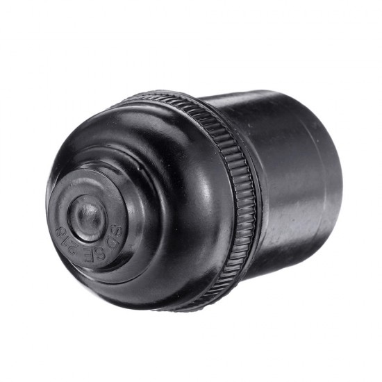 E27 6A Black Retro Light Bulb Adapter Lamp Holder Pendant Edison Screw Cap Socket Light Fittings AC250V E27 6A Black Retro Light Bulb Adapter Lamp Holder Pendant Edison Screw Cap Socket Light Fittings AC250V