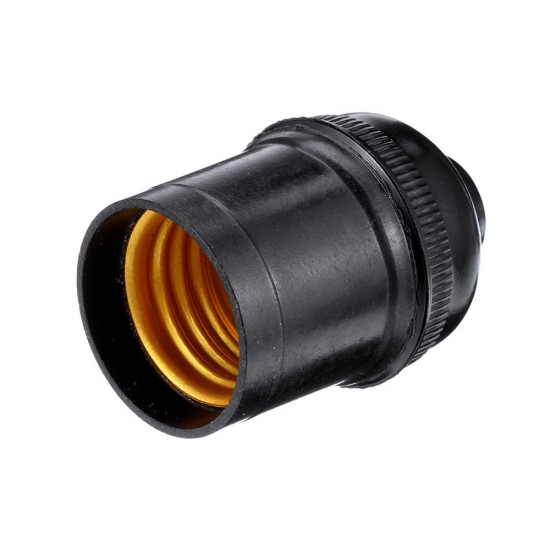 E27 6A Black Retro Light Bulb Adapter Lamp Holder Pendant Edison Screw Cap Socket Light Fittings AC250V E27 6A Black Retro Light Bulb Adapter Lamp Holder Pendant Edison Screw Cap Socket Light Fittings AC250V
