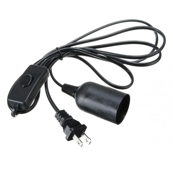 E27 Black Holder with 2M Cable for Reptile Infrared Ceramic Heat Emitter Lamp Bulb E27 Black Holder with 2M Cable for Reptile Infrared Ceramic Heat Emitter Lamp Bulb