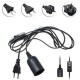 E27 Black Holder with 2M Cable for Reptile Infrared Ceramic Heat Emitter Lamp Bulb E27 Black Holder with 2M Cable for Reptile Infrared Ceramic Heat Emitter Lamp Bulb
