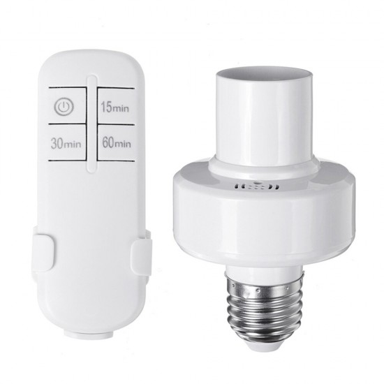 E27 Bulb Adapter Screw Wireless Remote Control Light Lampholder Cap Socket for UV Germicidal Lamp 110V/220V E27 Bulb Adapter Screw Wireless Remote Control Light Lampholder Cap Socket for UV Germicidal Lamp 110V/220V