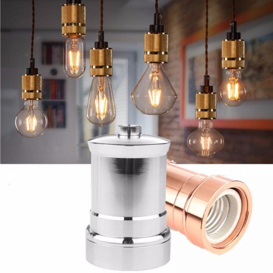 E27 E26 Aluminium Retro Vintage Industrial Edison Screw Light Socket Lamp Holder