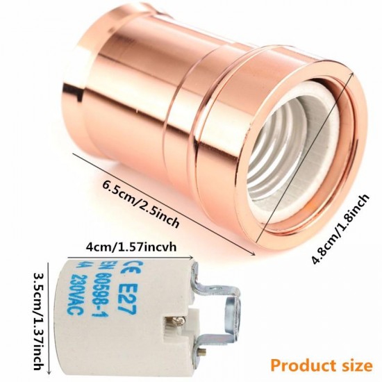 E27 E26 Aluminium Retro Vintage Industrial Edison Screw Light Socket Lamp Holder E27 E26 Aluminium Retro Vintage Industrial Edison Screw Light Socket Lamp Holder