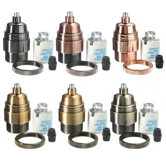 E27 Edison Bulb Adapter Light Socket Lampholder for DIY Handmade Lamp Pendant AC110-250V E27 Edison Bulb Adapter Light Socket Lampholder for DIY Handmade Lamp Pendant AC110-250V