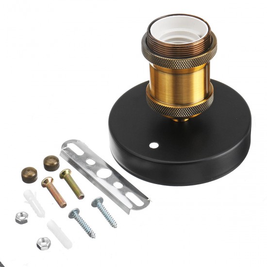 E27 Industrial Vintage Bulb Adapter Wall Ceiling Pendant Light Socket Holder Lamp Screw AC110-220V E27 Industrial Vintage Bulb Adapter Wall Ceiling Pendant Light Socket Holder Lamp Screw AC110-220V