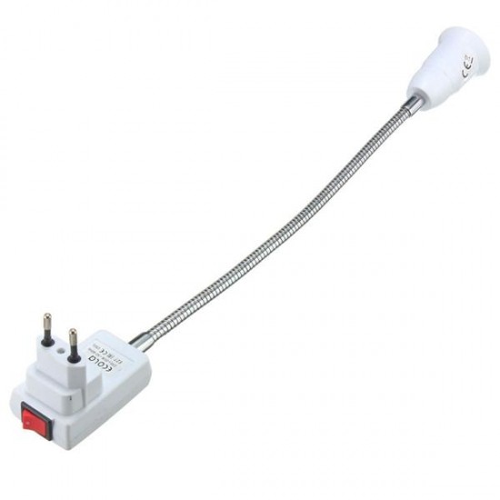 E27 Light Lamp Bulb Holder Flexible Extension Converter Switch Adapter Socket E27 Light Lamp Bulb Holder Flexible Extension Converter Switch Adapter Socket