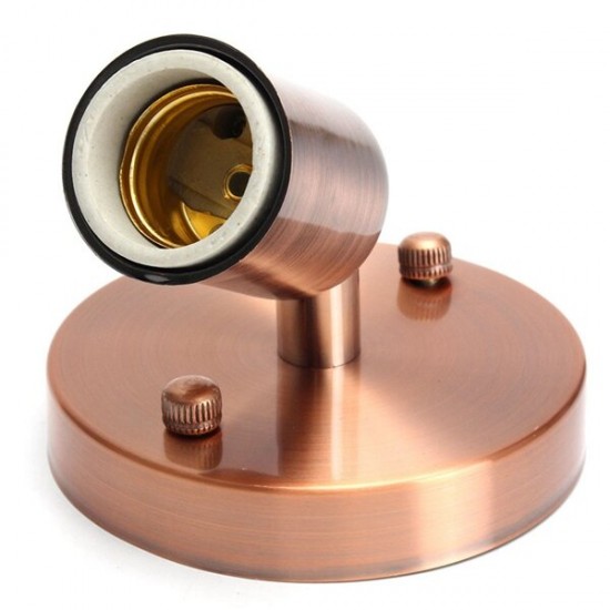 E27 Modern Edison Vintage Ceiling Rose Light Wall Lamp Bulb Holder Socket E27 Modern Edison Vintage Ceiling Rose Light Wall Lamp Bulb Holder Socket