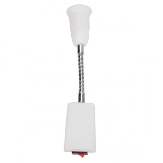E27 Plug Lamp Base LED Light Bulb Socket 20cm Extend Holder Converter
