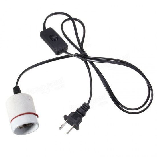 E27 Reptile Ceramic Heat Lamp Holder Light Switch Socket Adapter Lamp Fitting E27 Reptile Ceramic Heat Lamp Holder Light Switch Socket Adapter Lamp Fitting