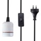 E27 Reptile Ceramic Heat Lamp Holder Light Switch Socket Adapter Lamp Fitting E27 Reptile Ceramic Heat Lamp Holder Light Switch Socket Adapter Lamp Fitting