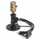 E27 Retro Industrial Vintage Edison Bedside Desk Light Socket Table Reading Lamp Holder With Adapter E27 Retro Industrial Vintage Edison Bedside Desk Light Socket Table Reading Lamp Holder With Adapter