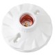 E27 Round Plastic Base Screw Light Socket Lamp Holder Bulb Adapter Flame Retardant Durable Material AC250V E27 Round Plastic Base Screw Light Socket Lamp Holder Bulb Adapter Flame Retardant Durable Material AC250V
