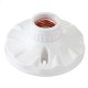 E27 Round Plastic Base Screw Light Socket Lamp Holder Bulb Adapter Flame Retardant Durable Material AC250V E27 Round Plastic Base Screw Light Socket Lamp Holder Bulb Adapter Flame Retardant Durable Material AC250V