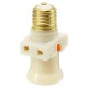 E27 Socket Pure Copper Chandelier Ceiling Vintage Switch Lamp Converter