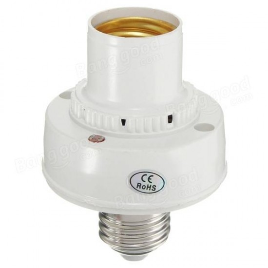 E27 Sound Control Light Sensor LED Lamp Switch Bulb Adapter Holder AC220V E27 Sound Control Light Sensor LED Lamp Switch Bulb Adapter Holder AC220V