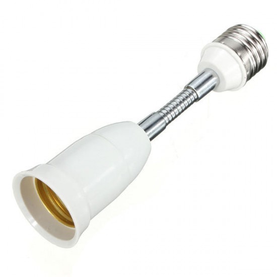 E27 To E27 Flexible Extend Base LED Light Adapter Converter Socket