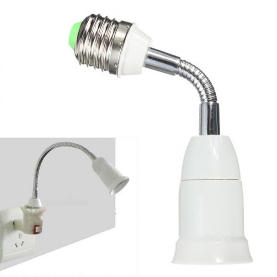 E27 To E27 Flexible Extend Base LED Light Adapter Converter Socket E27 To E27 Flexible Extend Base LED Light Adapter Converter Socket