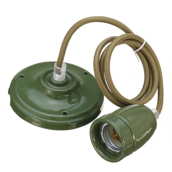 E27 Vintage Ceramic Antique Retro Ceiling Pendant Bulb Adapter Lamp Holder E27 Vintage Ceramic Antique Retro Ceiling Pendant Bulb Adapter Lamp Holder