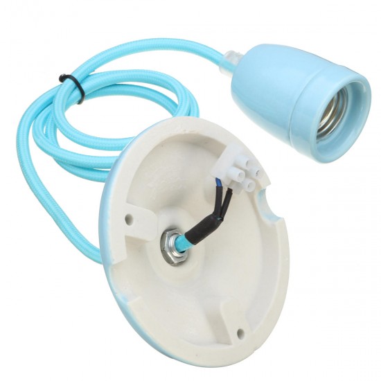 E27 Vintage Ceramic Antique Retro Ceiling Pendant Bulb Adapter Lamp Holder E27 Vintage Ceramic Antique Retro Ceiling Pendant Bulb Adapter Lamp Holder